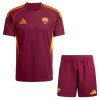 Virallinen Fanipaita + Shortsit AS Roma Kotipelipaita 2025-26 - Lasten